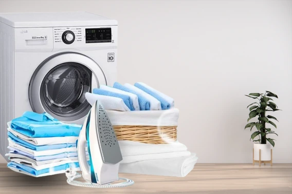Professional laundry wash and iron service